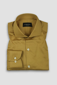 Mustard Egyptian Poplin Shirt
