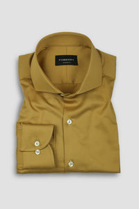 Mustard Egyptian Poplin Shirt