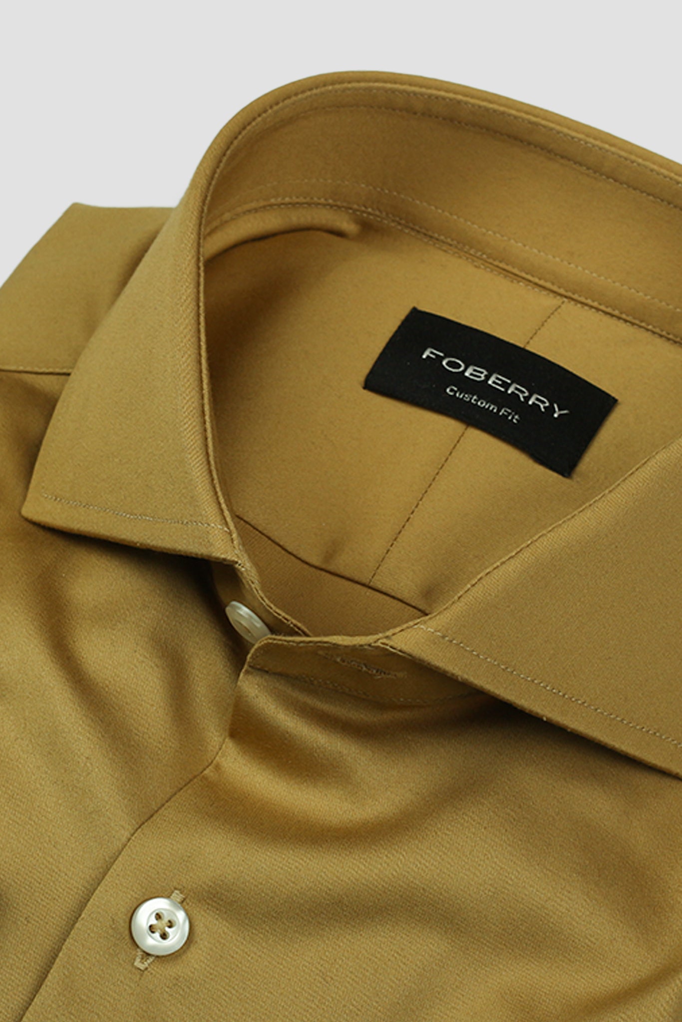Mustard Egyptian Poplin Shirt