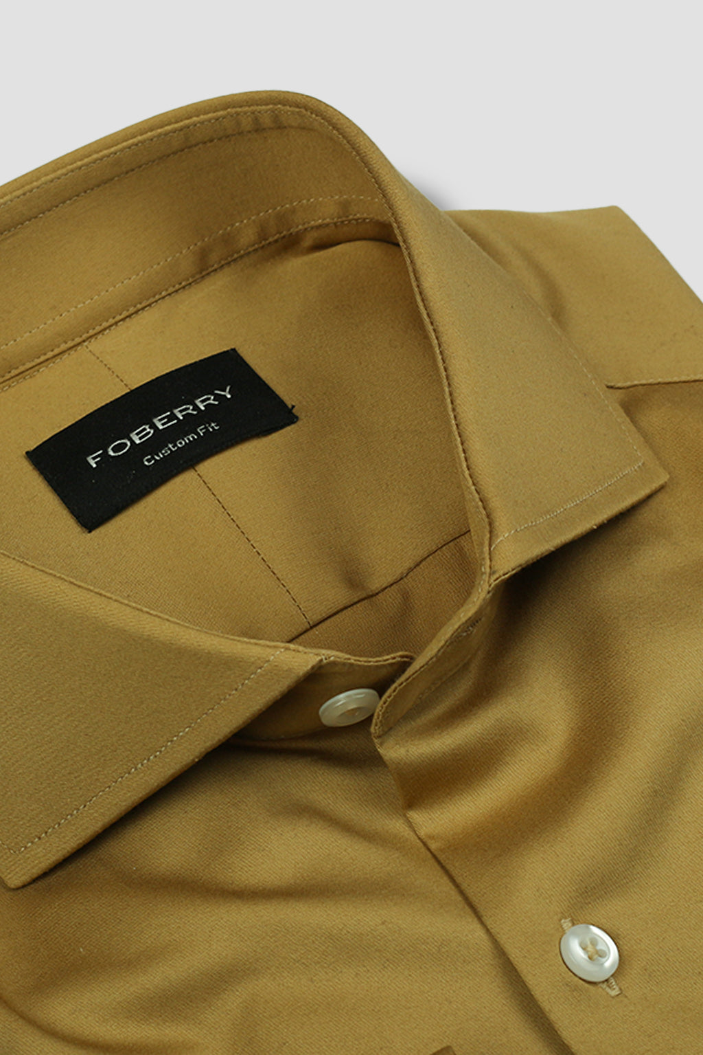 Mustard Egyptian Poplin Shirt