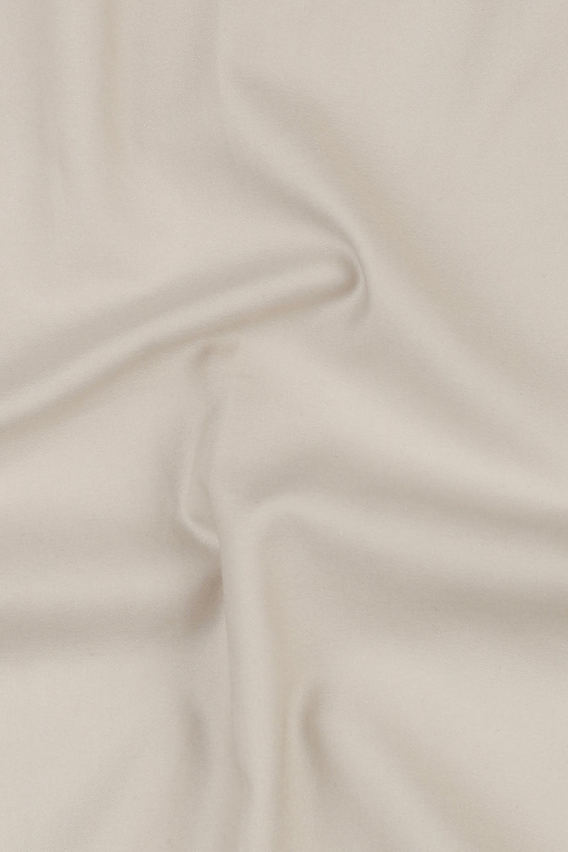 Light Beige Egyptian Poplin Shirt