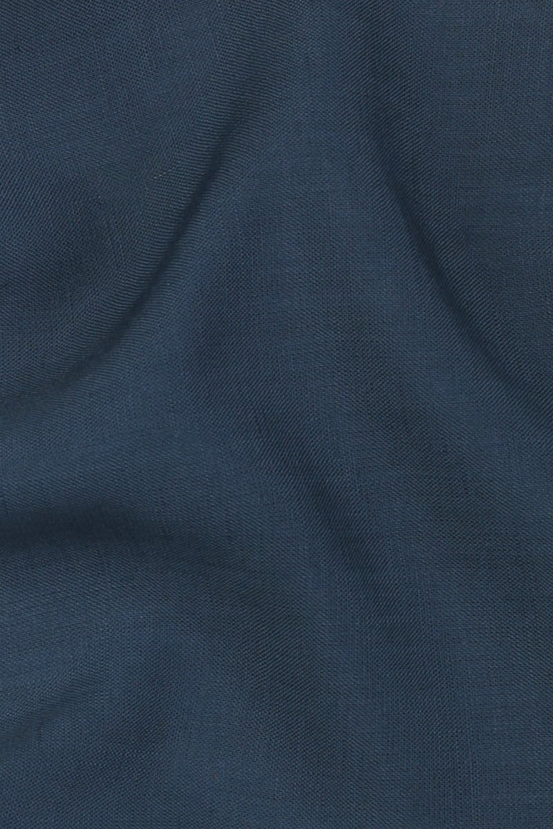 Persian Blue EU Linen Shirt