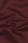 Soft Maroon Egyptian Poplin Pin Collar Shirt