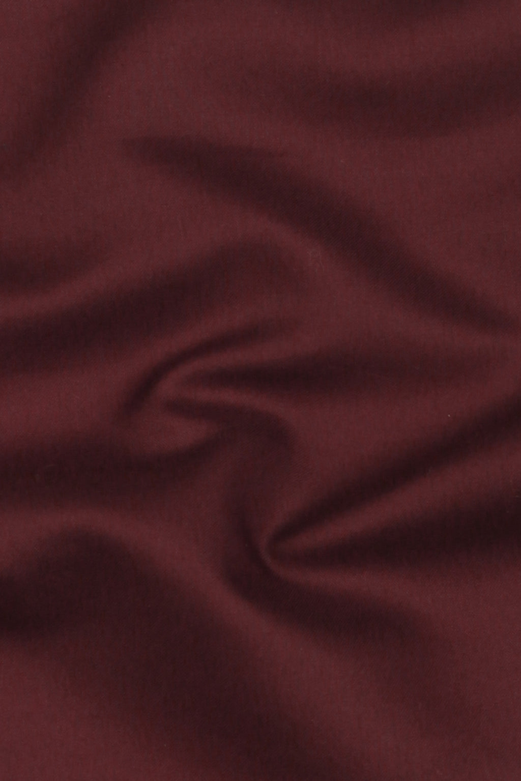 Soft Maroon Egyptian Poplin Pin Collar Shirt