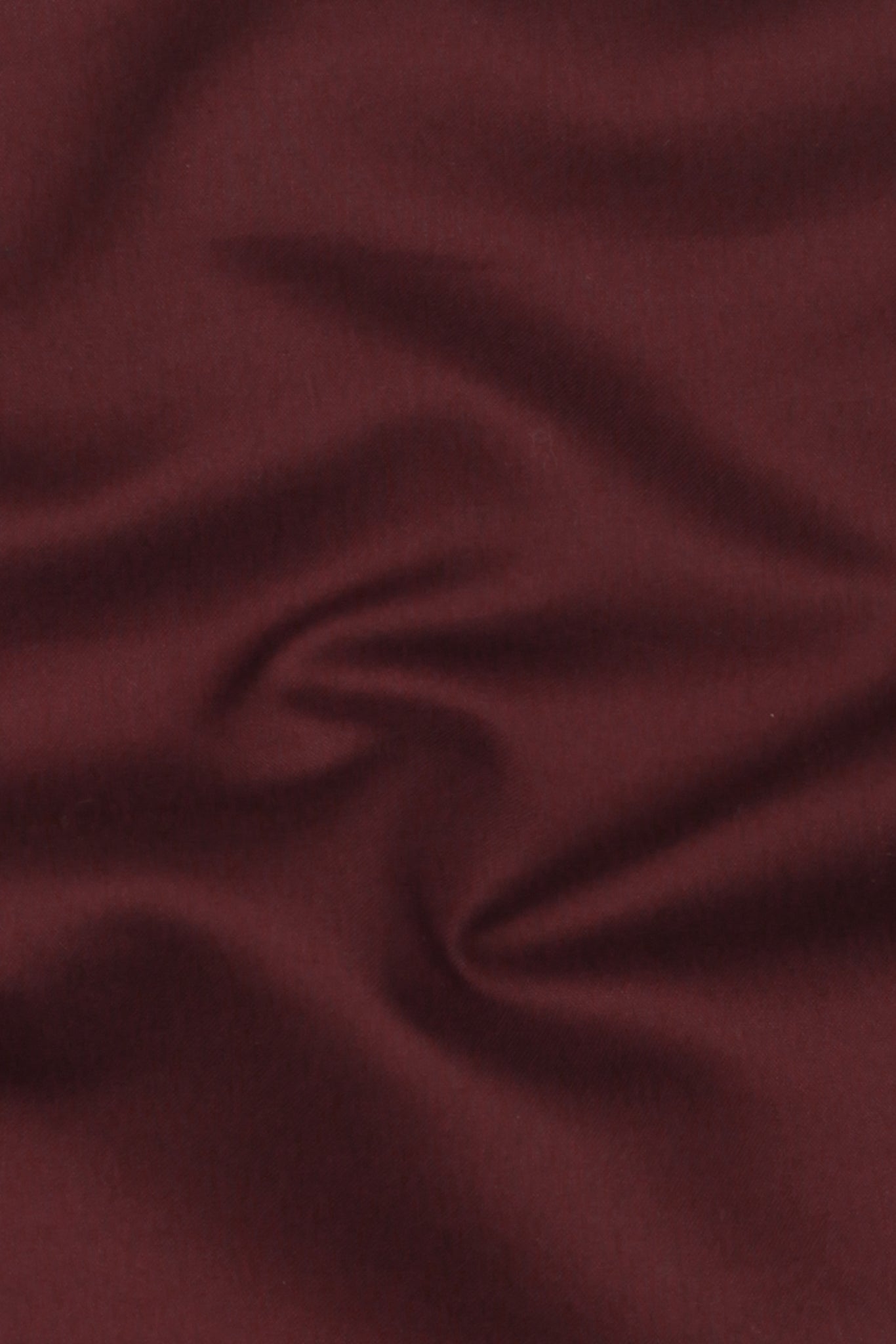 Soft Maroon Egyptian Poplin Pin Collar Shirt
