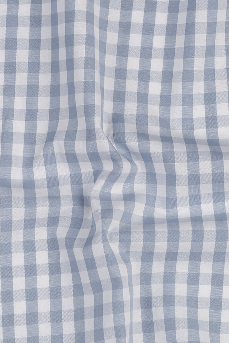 Sky Blue Buffalo Check