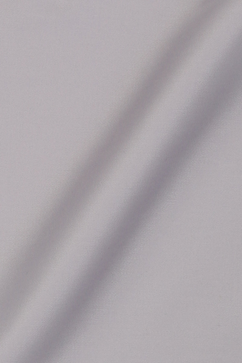 Pastel Grey Lavender Egyptian poplin