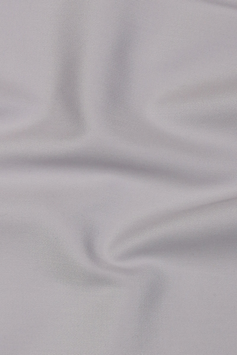 Pastel Grey Lavender Egyptian poplin
