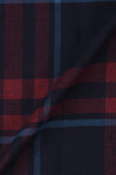 Night Blue & Red Tartan Winter Flannel