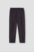 Dark Plum Tropical Wool Blended Dress Pant