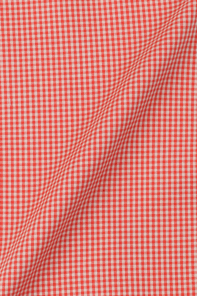 Orange Micro Gingham