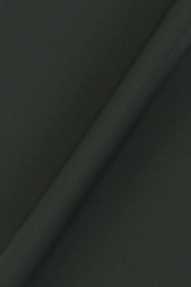 Charcoal Green Egyptian Poplin