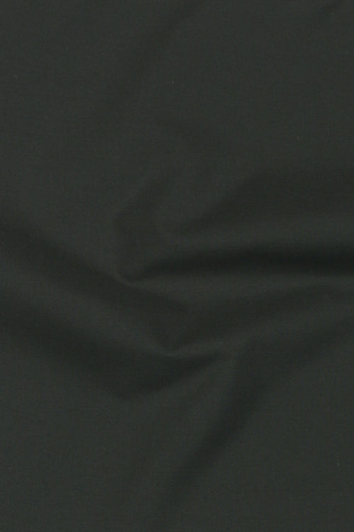 Charcoal Green Egyptian Poplin