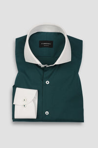 Soft Bottle Green Royal Oxford Shirt
