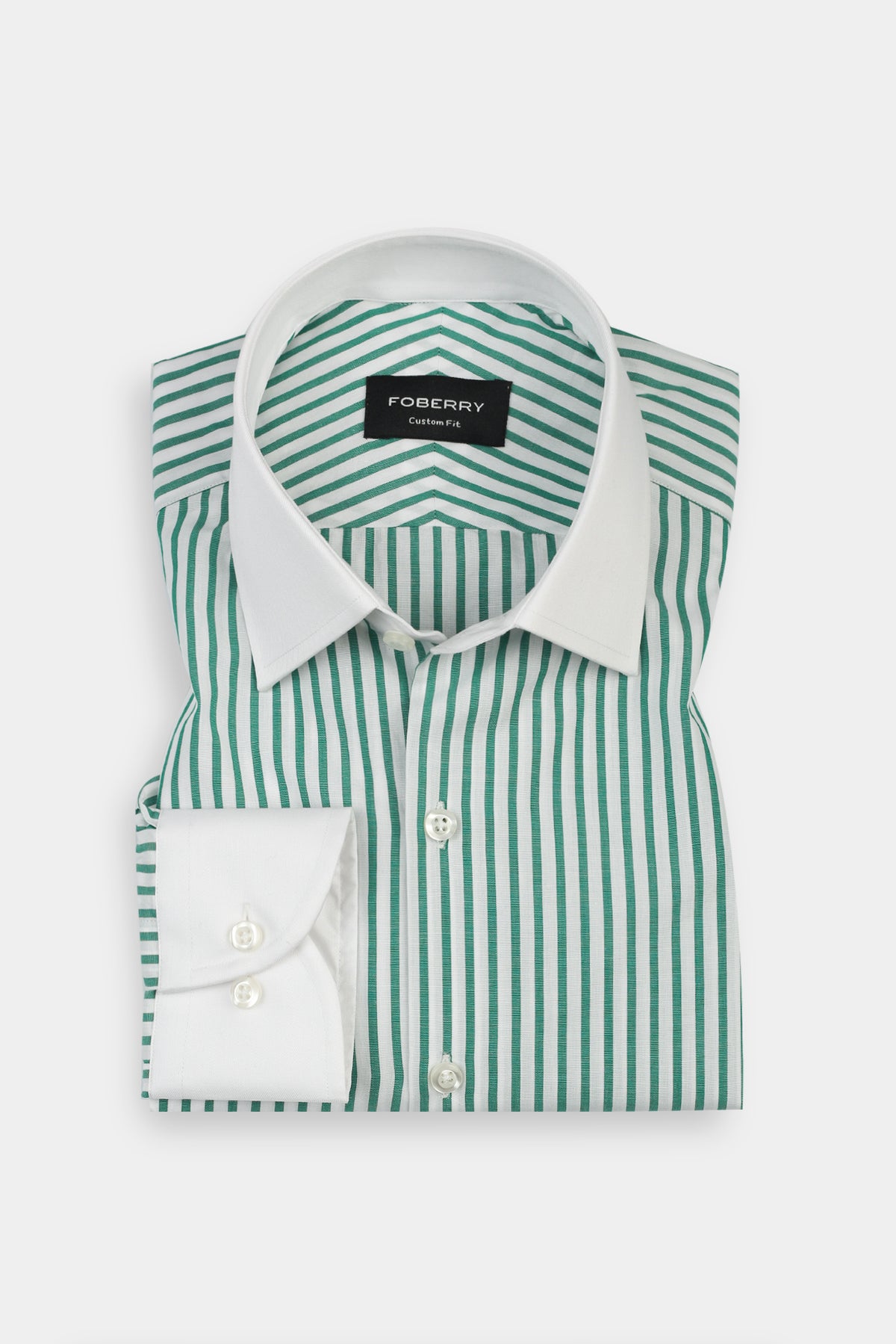 Moss Green Bengal Stripes Shirt