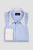 Soft Sky Blue Egyptian Poplin Pin Collar Shirt