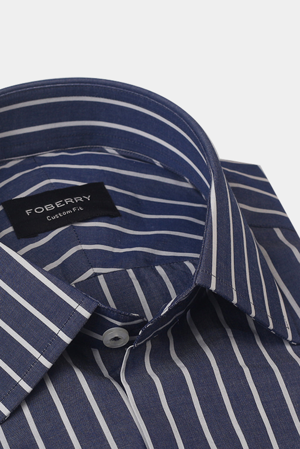 Denim Blue Striped Shirt