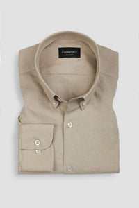 Caramel Linen Shirt
