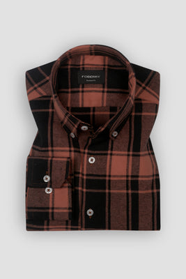 Peach Stowe Flannel Shirt