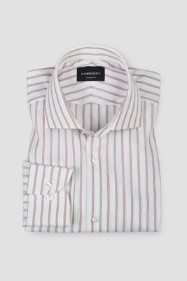 Red & Blue Awining Stripes Shirt