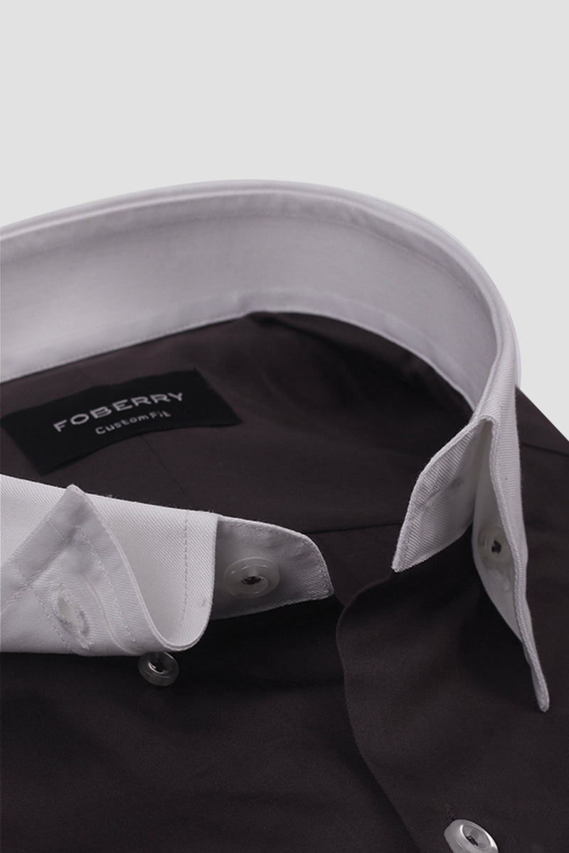 Dark Mauve Egyptian Poplin Shirt