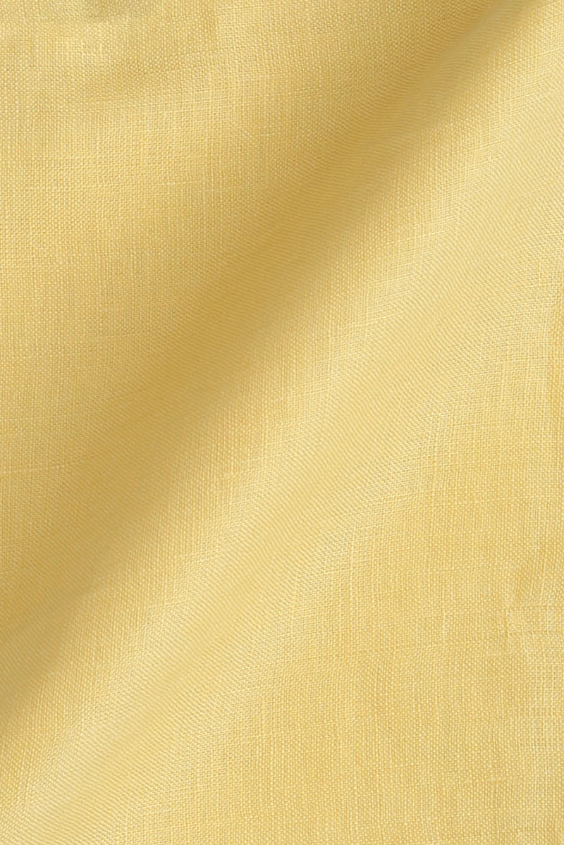 Pastel Yellow  Fine Italian Linen