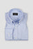 Soft Sky Blue Houndstooth Shirt - Easy Care