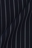 Soft Navy Blue Hairline Stripes
