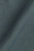 Metalic Grey  Fine Italian Linen