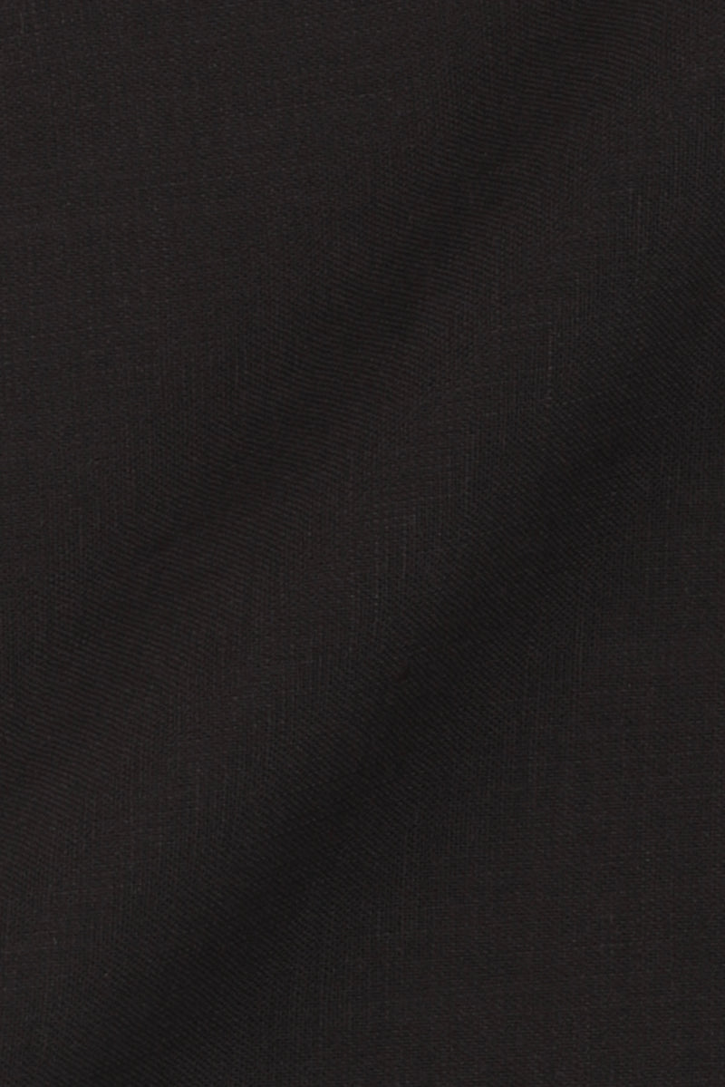 Dark Brown EU Linen Shirt
