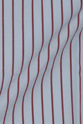 Blood Red on Sky Striped