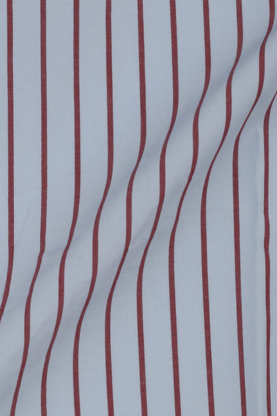 Blood Red on Sky Striped
