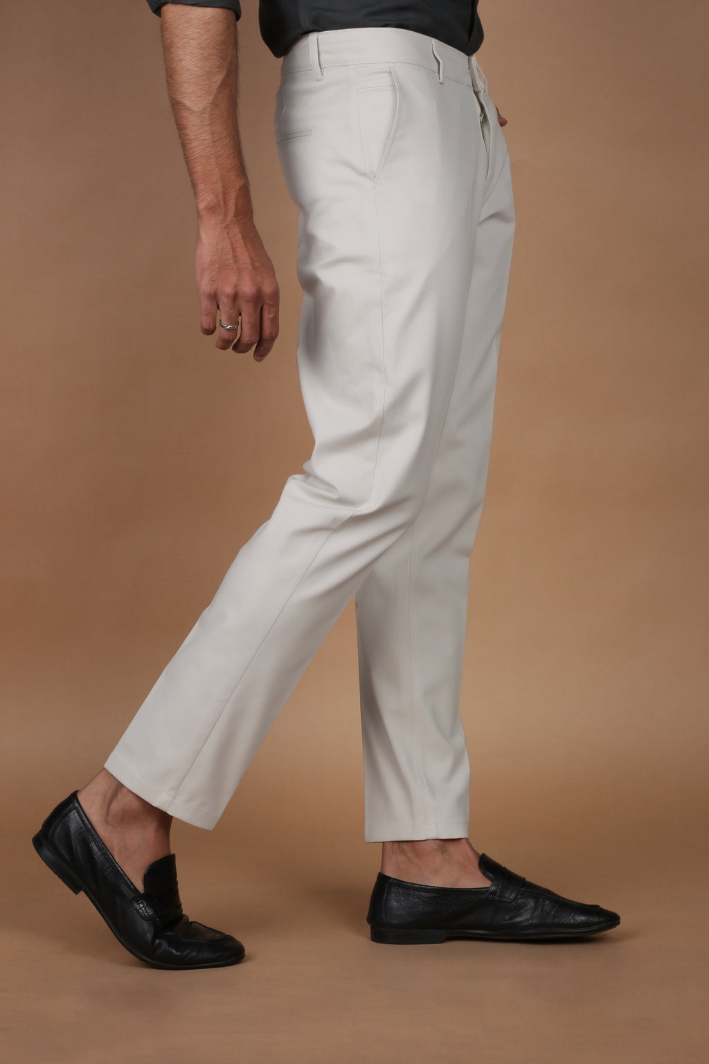 Slate Grey Twill Comfort Chinos
