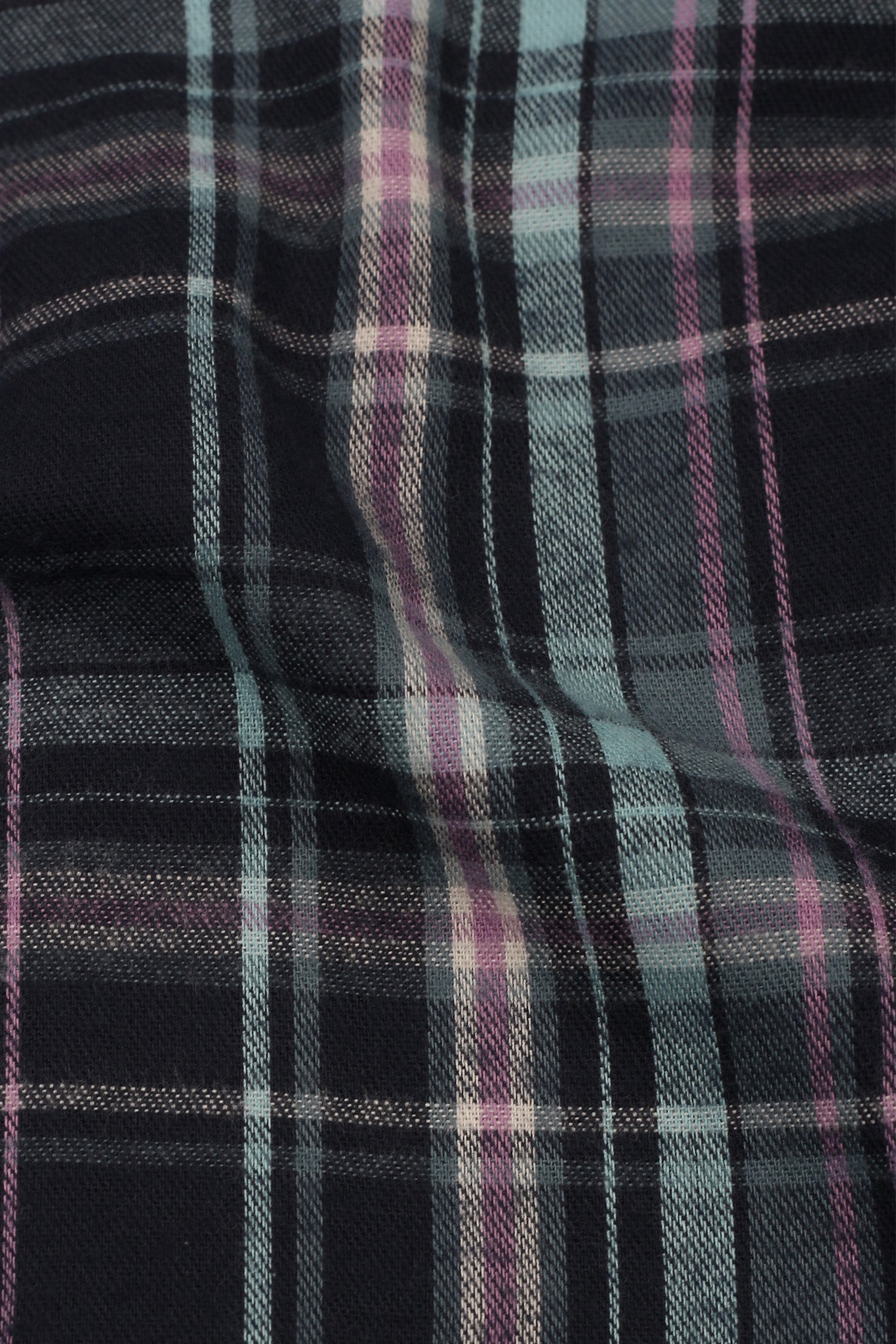 Teal Blue Tartan Winter Flannel