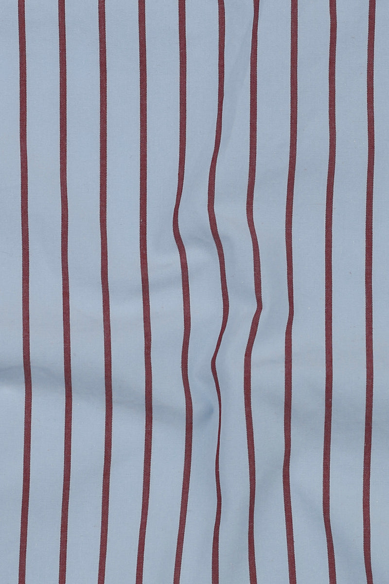 Blood Red on Sky Striped
