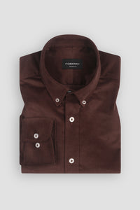 Soft Brown Corduroy Shirt