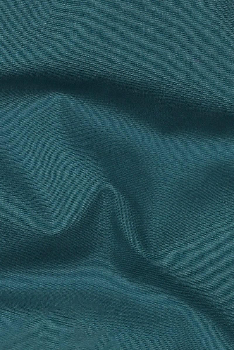 Teal Green Egyptian Poplin