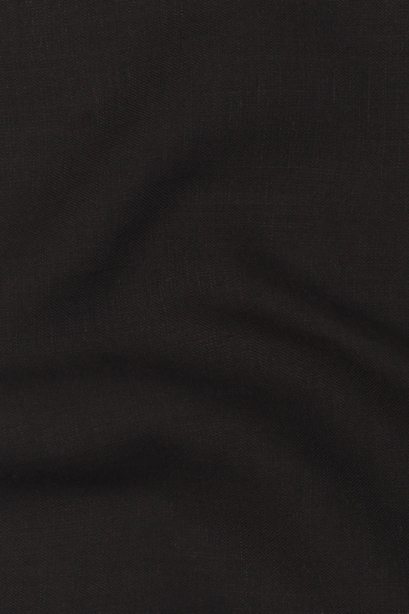 Dark Brown EU Linen Shirt