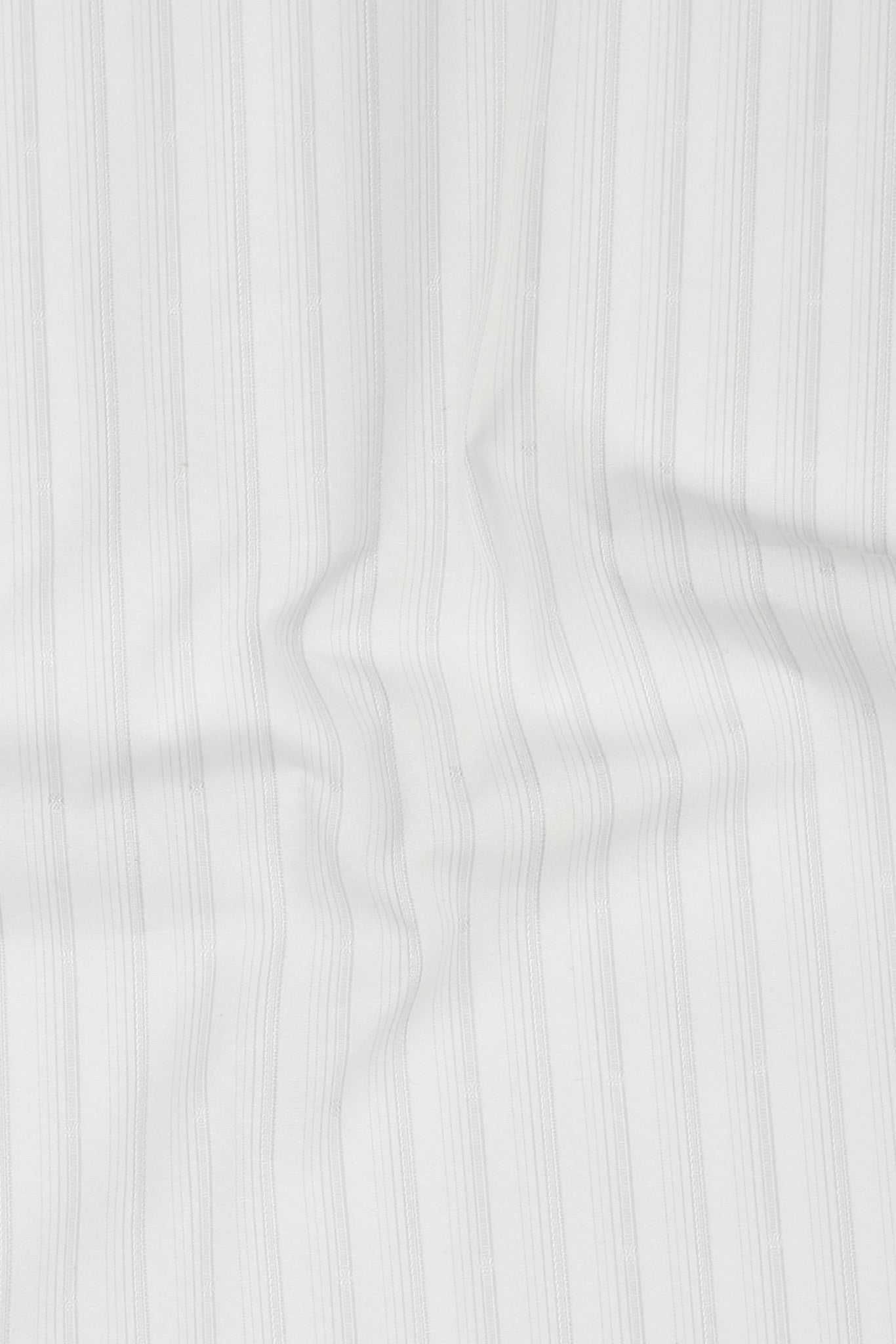 Soft Lilac Structured Barcode Striped Shirt