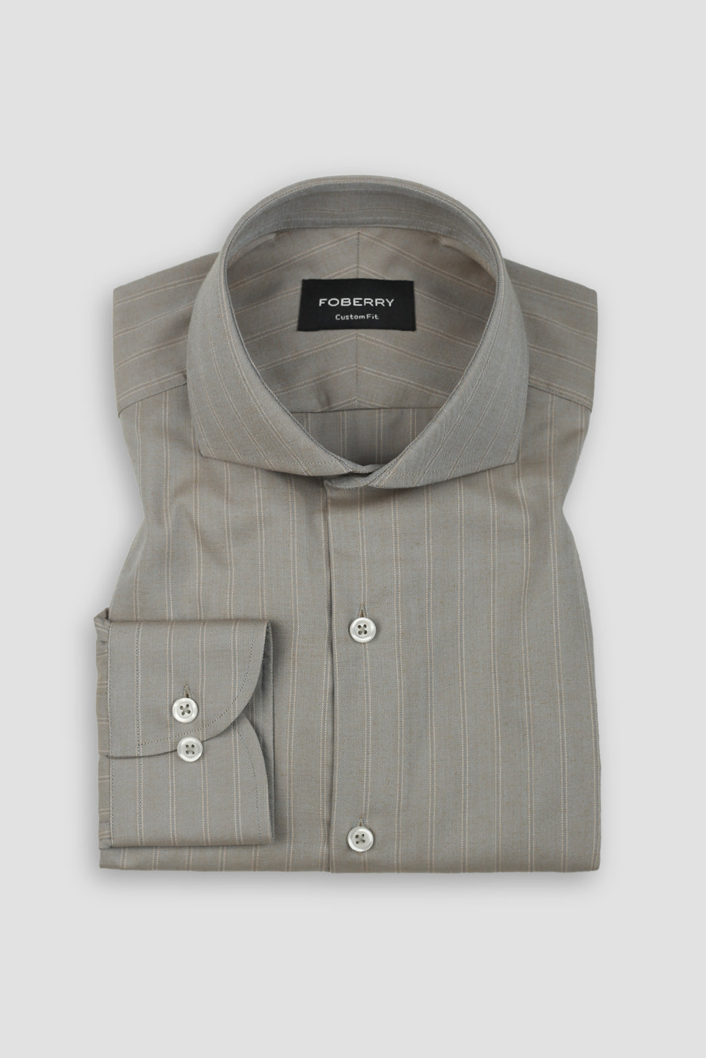 Oxford Copper Striped Shirt