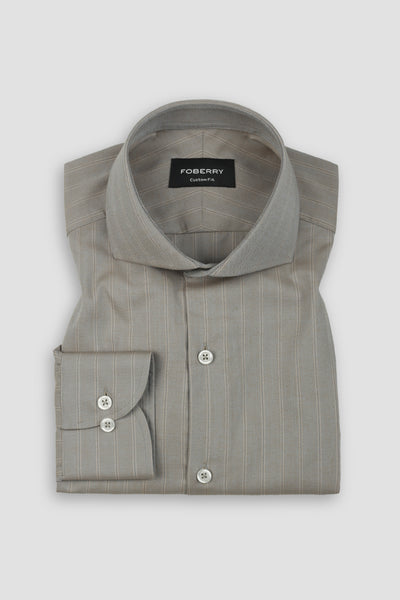 Oxford Copper Striped Shirt