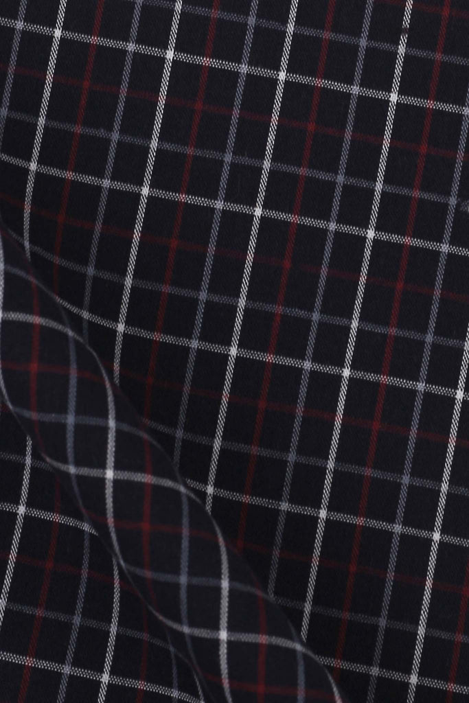 Black Tattersall Check Shirt