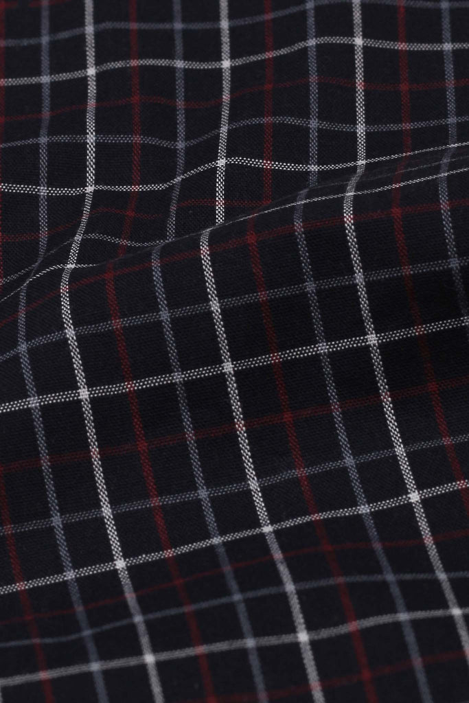 Black Tattersall Check Shirt