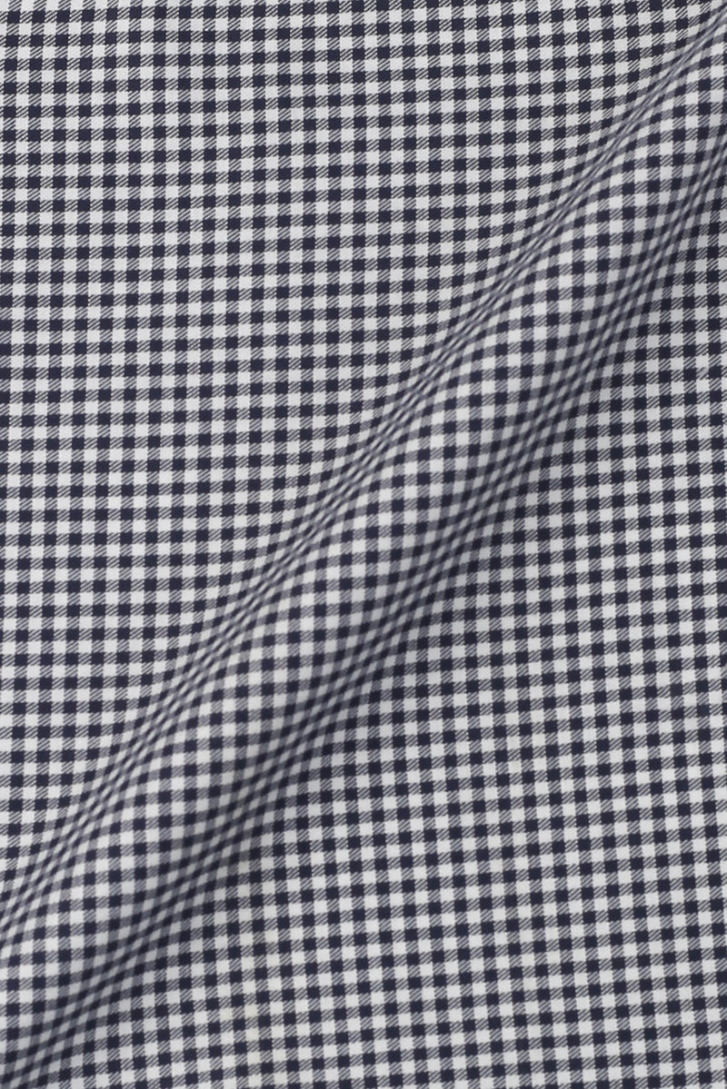 Midnight Blue Gingham Shirt