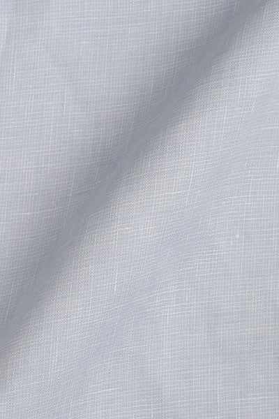 Ice Blue Slub Fine Italian Linen
