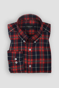 RGB Tartan Winter Flannel Shirt