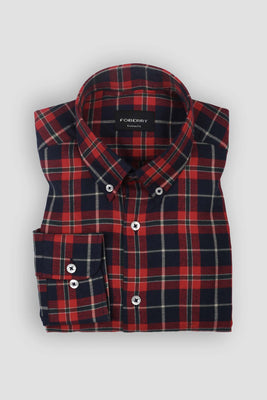 RGB Tartan Winter Flannel Shirt