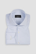 Sky Blue Pencil Striped Shirt