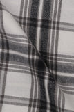 Black & White Plaid Winter Flannel