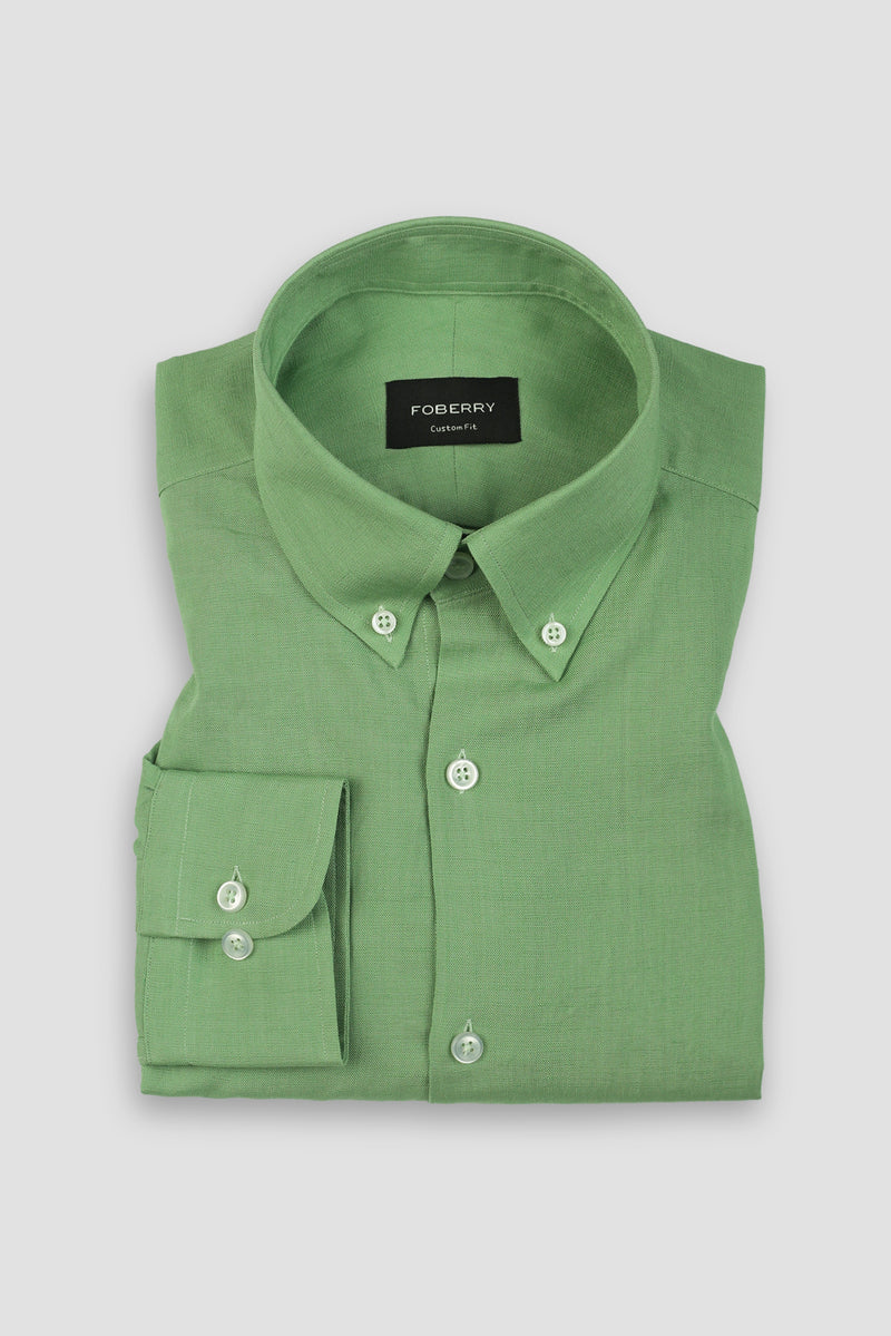 Parrot Green EU Linen Shirt